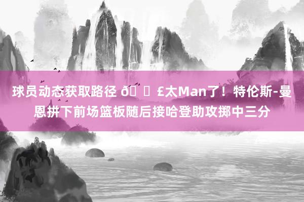 球员动态获取路径 💣太Man了！特伦斯-曼恩拼下前场篮板随后接哈登助攻掷中三分