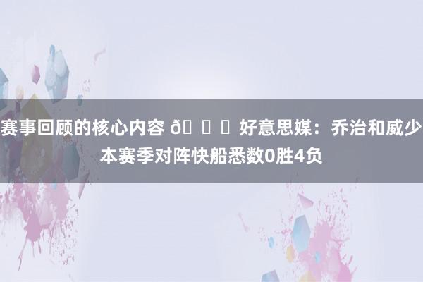 赛事回顾的核心内容 👀好意思媒：乔治和威少本赛季对阵快船悉数0胜4负